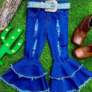 Girls bell bottoms